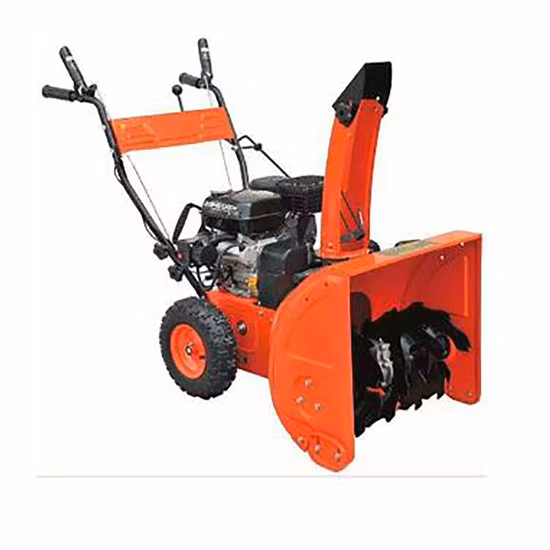 小さな通り用のホット販売ポータブル除雪機は除雪機の後ろを歩きます除雪機