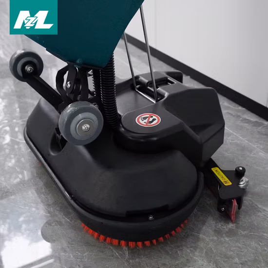 ミニモップフロアクリーナー、360度回転手動プッシュ、フレキシブルハンドル付き